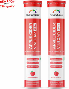 nutrachoice apple cider vinegar with mother -30 effervescent tablets for weight loss vinegar 2 x 15 no
