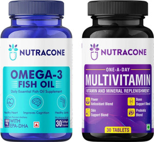 NUTRACONE Multivitamin Omega 3 1000mg Fish