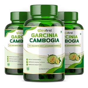 nutrafirst garcinia cambogia tablets 800mg 3x60 tabs  70 hca with green tea extract  supports weight management fat metabolism amp craving control  improves digestion  for men amp women  pack of 3