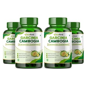 nutrafirst garcinia cambogia tablets 800mg with 70 hca amp green tea extract for natural weight management partner  improves digestion  60 x 4 tablets for men amp women