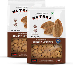 Nutraj California Almonds 2 x 0.5 kg