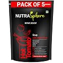 NutraSphere Healthy Tomato Soup Packets. High Fibre, Diabetic Friendly, Heart Healthyy (Instant, Preservative Free, Sugarfree, Gluten Free, No MSG)- 5 Sachets