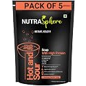 NutraSphere Hot n Sour High Protein Soup Packets (Instant, No Preservative, No MSG, Sugarfree, Vegatarian, Diabetic Friendly)- 5 Sachets