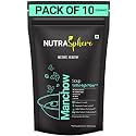 NutraSphere Manchow Healthy Soup Packets. High Fibre, Diabetic Friendly (Instant, Preservative Free, No MSG, Sugarfree, Gluten Free)- 10 Sachets