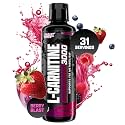 Nutrex Research L Carnitine 3000 - Clinically Dosed L-Carnitine Liquid for Energy, Metabolism & Muscle Recovery - Delicious Berry Blast Flavour - No Sugar, No Carbs, No Stimulants - 31 Servings