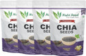 Nutri food Raw Chia seeds 800 gm,High Fibre &Protein,weight loss,Rich in Calcium Chia Seeds (800 g)