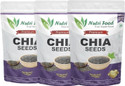 Nutri food Raw Chia seeds,HighFibre &Protein,weight loss,Rich in Calcium 100gm*3 Chia Seeds (3 x 100 g)