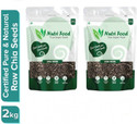 Nutri food Raw Chia seeds, 2 kg, High Fibre &Protein,weight loss,Rich in Calcium Chia Seeds (2 x 1000 g)