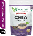 Nutri food Raw Chia Seeds for weight loss | Zinc & Fiber, Calcium Rich Chia Seeds Chia Seeds