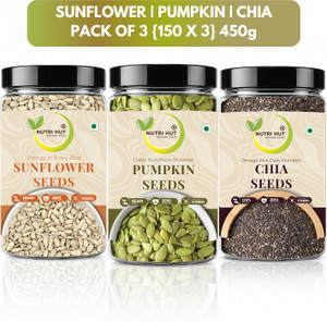 Nutri Hut Super Seeds Combo Pack of