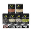 Nutri Hut Super Seeds Combo Pack of 6 Chia Seeds, Pumpkin Seeds, Sunflower Seeds, Watermelon Seeds, Sesame Seeds, Golden Flax Seeds (6 x 50 g)
