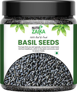 NUTRI ZAIKA Basil Seeds Sabja Seeds