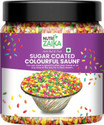 NUTRI ZAIKA Colourful Coated Saunf | Sugar Coated Fennel | Crunchy & Aromatic Refreshment Sweet & Tangy Mouth Freshener (900 g)