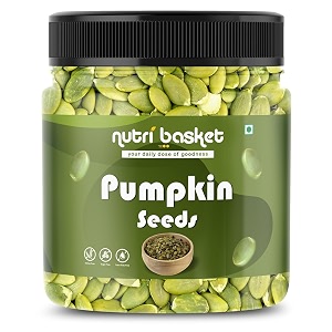NUTRIBASKET Premium Pumpkin Seeds Raw Pepitas
