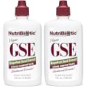 NutriBiotic – GSE, 4 Oz Liquid | The Original Grapefruit Seed Extract Premium Concentrate with Bioflavonoids | Vegan, Gluten Free, Non-GMO (Pack of 2)