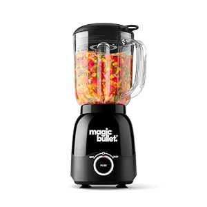 nutribullet magic bullet large capacity blender and mixer black pulse amp mix technology easy to use 500w motor base with 15 litre pot