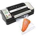 Nutrichef Automatic Food Vacuum Sealer with Double Sealing Function, Electric Air Sealing System for Dry, Liquid &amp; Moist Foods, Reduces Food Waste, Preserve Freshness of Proteins, Fruits, Vegetables