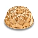 NutriChef Pandora Fluted Cake Pan, Extra Thick Non-Stick Aluminum Baking Pan, Even Baking and Browning, Oven Safe, PFOA Free, Perfect for Cakes, Bread, and More