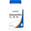 Nutricost Astaxanthin (12mg) 120 Softgels (4 Month Supply)