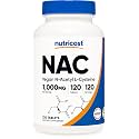 Nutricost N-Acetyl L-Cysteine (NAC) 1000mg, 120 Vegan Tablets, Gluten Free