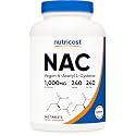 Nutricost N-Acetyl L-Cysteine (NAC) 1000mg, 240 Vegan Tablets, Gluten-Free