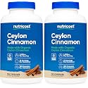 Nutricost Organic Cinnamon (Ceylon Cinnamon) 1,200mg Serving, 150 Capsules - Gluten Free, Non-GMO (Pack of 2)
