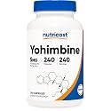 Nutricost Yohimbine HCl (5mg) 240 Capsules, Extra Strength, Gluten-Free
