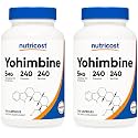 Nutricost Yohimbine HCl 5mg, 240 Capsules (2 Bottles), Extra Strength