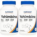 Nutricost Yohimbine HCl 5mg, 240 Capsules - Gluten Free, Non-GMO (Pack of 2)