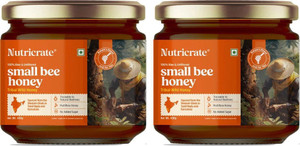 nutricrate rare small stingless bee honey 100 pure from wild beehives in western ghats 2 x 450 g