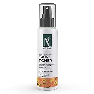 nutriglow facial toner with peach extracts detoxifies amp tightens pores all skin types 100 ml