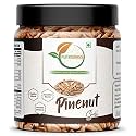 NUTRIGRASS Pine Nuts with Shell 250 GMS | Chilgoza Inshell Pine Seeds Jumbo Size [ Jar Pack ] 250 Grams