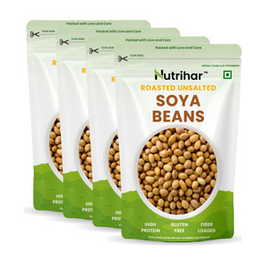 Nutrihar Roasted Soyabean 1 kg Unsalted