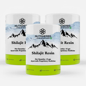 nutriherbs pure himalayan shilajit resinrich in fulvic acidboost strength power stamina pack of 3 45 g