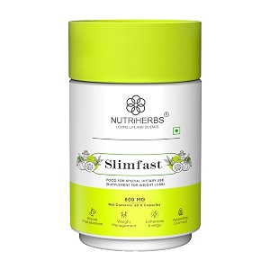 nutriherbs slimfast 800mg capsules with garcinia green coffee green tea extract - natural weight loss amp metabolism booster supports healthy digestion - 60 capsules