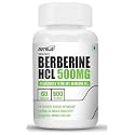 NutriJa Berberine HCL 500MG Capsules - 98% Highly Purified and Bioavailable Supplement - 82:1 Concentrated Formula - 60 Capsules