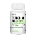 NutriJa Berberine HCL 500MG Capsules - 98% Highly Purified and Bioavailable Supplement - 82:1 Concentrated Formula - 30 Capsules