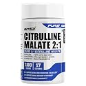 NutriJa Citrulline Malate 2:1 Powder 100g | 6g Per Serving | Pure Pre-Workout Blend for Pump and Endurance Support | 17 Servings