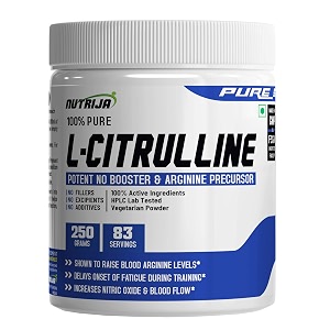 nutrija l- citrulline for increased strength amp faster recovery 250gramstangy orange