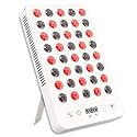 NutriJa Red Light Therapy Panel - 40 LEDs 200W - Red Light 660nm + Near Infrared Light (NIR) 850nm with 3 Light Modes - Red Light Therapy for Face, Hair & Body Desktop Table Top Portable Device