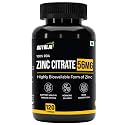 NutriJa Zinc Citrate 56mg (17mg Elemental Zinc) with Vitamin C 40mg | Immune Support, Skin & Hair Health | 120 Veg Capsules