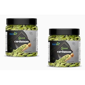 nutrilin green cardamom freshly harvestwhole elaichi  8mm bolt 200