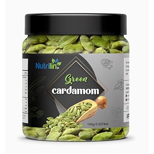nutrilin green cardamom freshly harvestwhole elaichi  8mm bolt 100