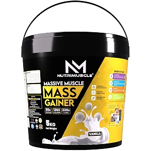Nutrimuscle Massive Muscle Mass Gainer Supplement Powder