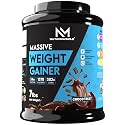 Nutrimuscle Massive Weight Gainer, 7 Lbs / 3.175 Kg (Choco Treat) – High Calorie Whey Protein Blend with Complex Carbs & Creatine Monohydrate for Healthy Weight & Mass Gain