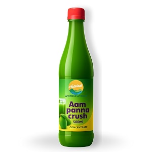 nutrinat aam panna - 500ml pack of 1  refreshing aam panna drink  summer drink with natural ingredients  mango concentrate for cooling refreshment  mango crush concentrate