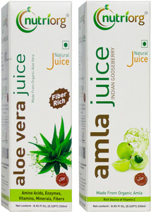 nutriorg amlaaloevera juice detox pack 2 x 250 ml