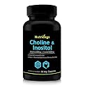 Nutriosys Choline & Inositol 500mg | Brain & Nerve Function | Better Motor Signal | Liver & Heart Health | Lab Tested | 90 Veg Capsules