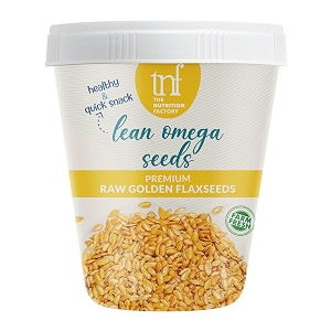the nutrition factory golden flaxseed350g  raw  rich omega-3  weight loss  hi fiber