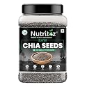 Nutritoz Chia Seeds 1Kg Weight Loss Management with Omega 3, Fiber Rich in Calcium, (1000 g)